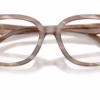 Coach HC6274U 5901 - Striated Redwood/Maple eyeglasses angle view