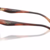 Coach HC6276U 5906 - Striated Caramel eyeglasses side view