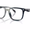 Coach HC6276U 5909 - Striated Blue eyeglasses angle view