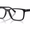 Coach HC6278U 5002 - Matte Black eyeglasses angle view