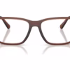 Coach HC6278U 5911 - Matte Transparent Brown eyeglasses front view