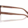 Coach HC6278U 5911 - Matte Transparent Brown eyeglasses side view