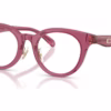 Coach HC6280D 5824 - Transparent Burgundy eyeglasses angle view