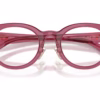 Coach HC6280D 5824 - Transparent Burgundy eyeglasses angle view