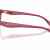 Coach HC6280D 5824 - Transparent Burgundy eyeglasses side view