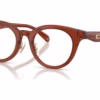 Coach HC6280D 5847 - Transparent Brown eyeglasses angle view