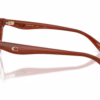 Coach HC6280D 5847 - Transparent Brown eyeglasses side view