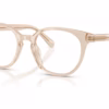 Coach HC6301F 5967 - Transparent Beige eyeglasses angle view
