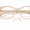 Coach HC6301F 5967 - Transparent Beige eyeglasses angle view