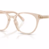 Coach HC6301U 5967 - Transparent Beige eyeglasses angle view