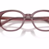 Coach HC6301U 5969 - Transparent Purple eyeglasses angle view