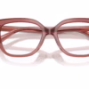 Coach HC6302U 5961 - Transparent Smoke Pink eyeglasses angle view