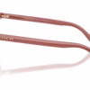 Coach HC6302U 5961 - Transparent Smoke Pink eyeglasses side view