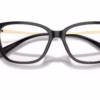 Coach HC6303U 5002 - Black eyeglasses angle view