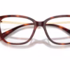 Coach HC6303U 5938 - Walnut Tortoise eyeglasses angle view