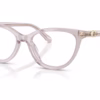 Coach HC6304U 5962 - Transparent Mauve eyeglasses angle view