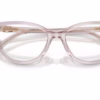 Coach HC6304U 5962 - Transparent Mauve eyeglasses angle view