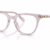 Coach HC6305U 5962 - Transparent Mauve eyeglasses angle view