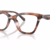 Coach HC6306U 5965 - Pecan Watercolor eyeglasses angle view