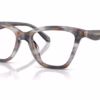 Coach HC6306U 5966 - Indigo Watercolor eyeglasses angle view