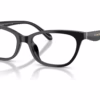 Coach HC6307U 5002 - Black eyeglasses angle view