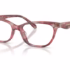 Coach HC6307U 5964 - Rose Watercolor eyeglasses angle view