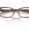 Coach HC6307U 5965 - Pecan Watercolor eyeglasses angle view