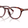 Coach HC6311U 5938 - Walnut Tortoise eyeglasses angle view