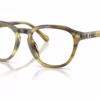 Coach HC6311U 5945 - Striated Olive eyeglasses angle view