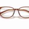 Coach HC6312D 5888 - Transparent Brown eyeglasses angle view