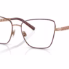 Dolce&Gabbana DG1346 1333 - Pink Gold / Matte Bordeaux eyeglasses angle view