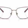 Dolce&Gabbana DG1346 1333 - Pink Gold / Matte Bordeaux eyeglasses front view