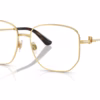 Dolce&Gabbana DG1356 02 - Gold eyeglasses angle view