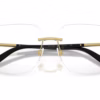 Dolce&Gabbana DG1360 02 - Gold eyeglasses angle view