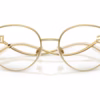 Dolce&Gabbana DG1365 02 - Gold eyeglasses angle view