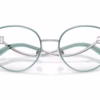 Dolce&Gabbana DG1365 1325 - Silver/Azure eyeglasses angle view