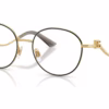 Dolce&Gabbana DG1365 1334 - Gold/Black eyeglasses angle view