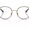 Dolce&Gabbana DG1365 1334 - Gold/Black eyeglasses front view