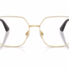 Dolce&Gabbana DG1367B 02 - Gold eyeglasses front view
