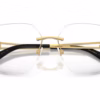 Dolce&Gabbana DG1369 02 - Gold eyeglasses angle view