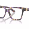 Dolce&Gabbana DG3395 3439 - Havana Blue Pearl eyeglasses angle view