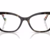 Dolce&Gabbana DG3398 3217 - Havana On White Barrow eyeglasses front view