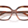 Dolce&Gabbana DG3413 3221 - Striped Brown eyeglasses angle view
