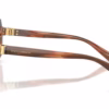 Dolce&Gabbana DG3413 3221 - Striped Brown eyeglasses side view