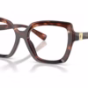 Dolce&Gabbana DG3413 3222 - Dark Red Havana eyeglasses angle view