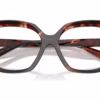 Dolce&Gabbana DG3413 3222 - Dark Red Havana eyeglasses angle view