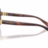 Dolce&Gabbana DG3413 3222 - Dark Red Havana eyeglasses side view