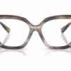 Dolce&Gabbana DG3413 3449 - Striped Grey eyeglasses front view