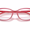 Dolce&Gabbana DG3424 1754 - Transparent Cherry eyeglasses angle view