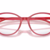 Dolce&Gabbana DG3425 1754 - Transparent Cherry eyeglasses angle view